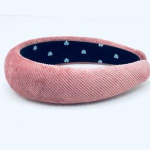 Lele Sadoughi Pink Corduroy Headband